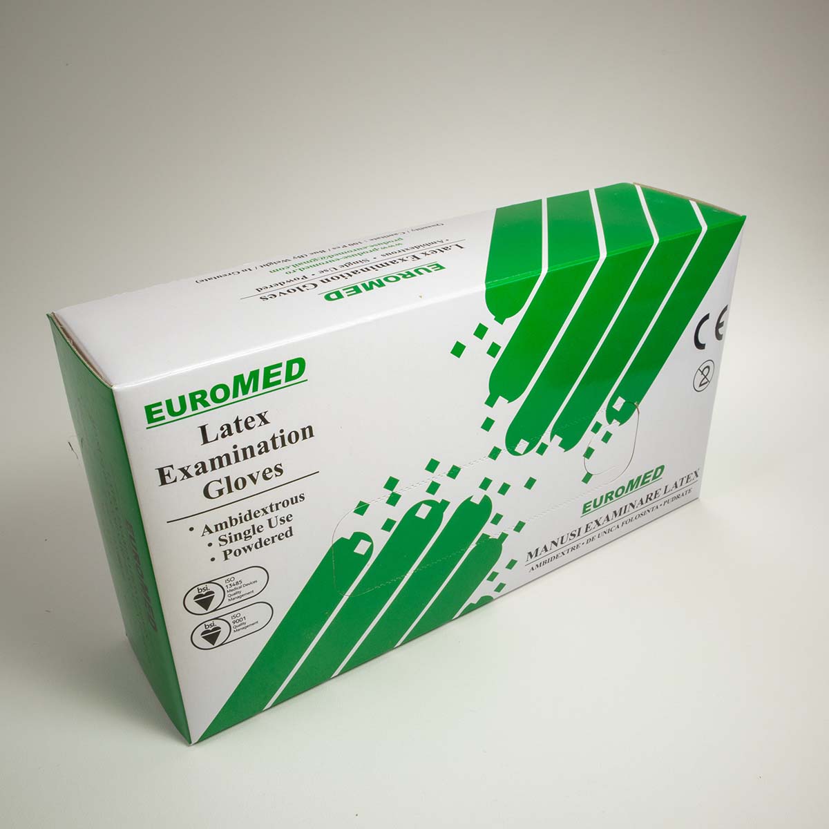 Manusi examinare pudrate din latex, nesterile S, M, L