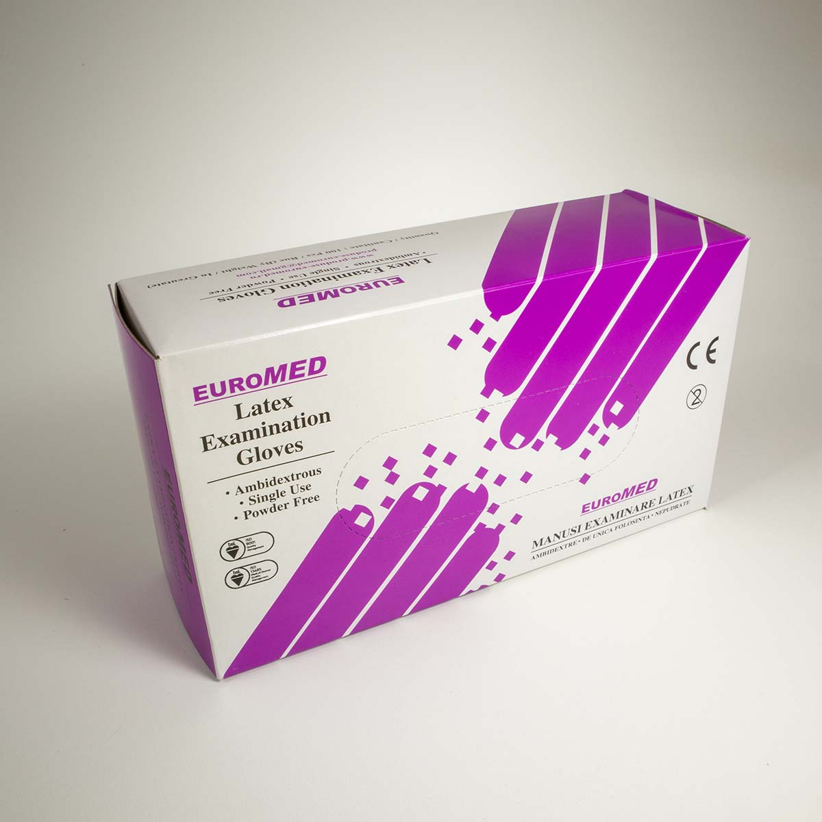 Manusi examinare nepudrate din latex, nesterile S, M, L