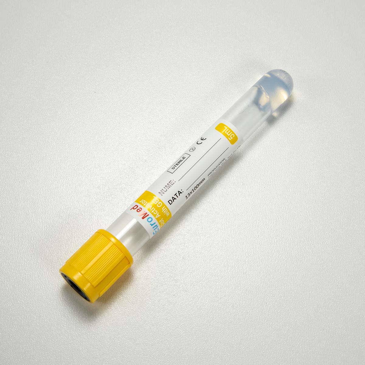 Vacutainer Biochimie 5 ml cu Clot Activator si Gel separator