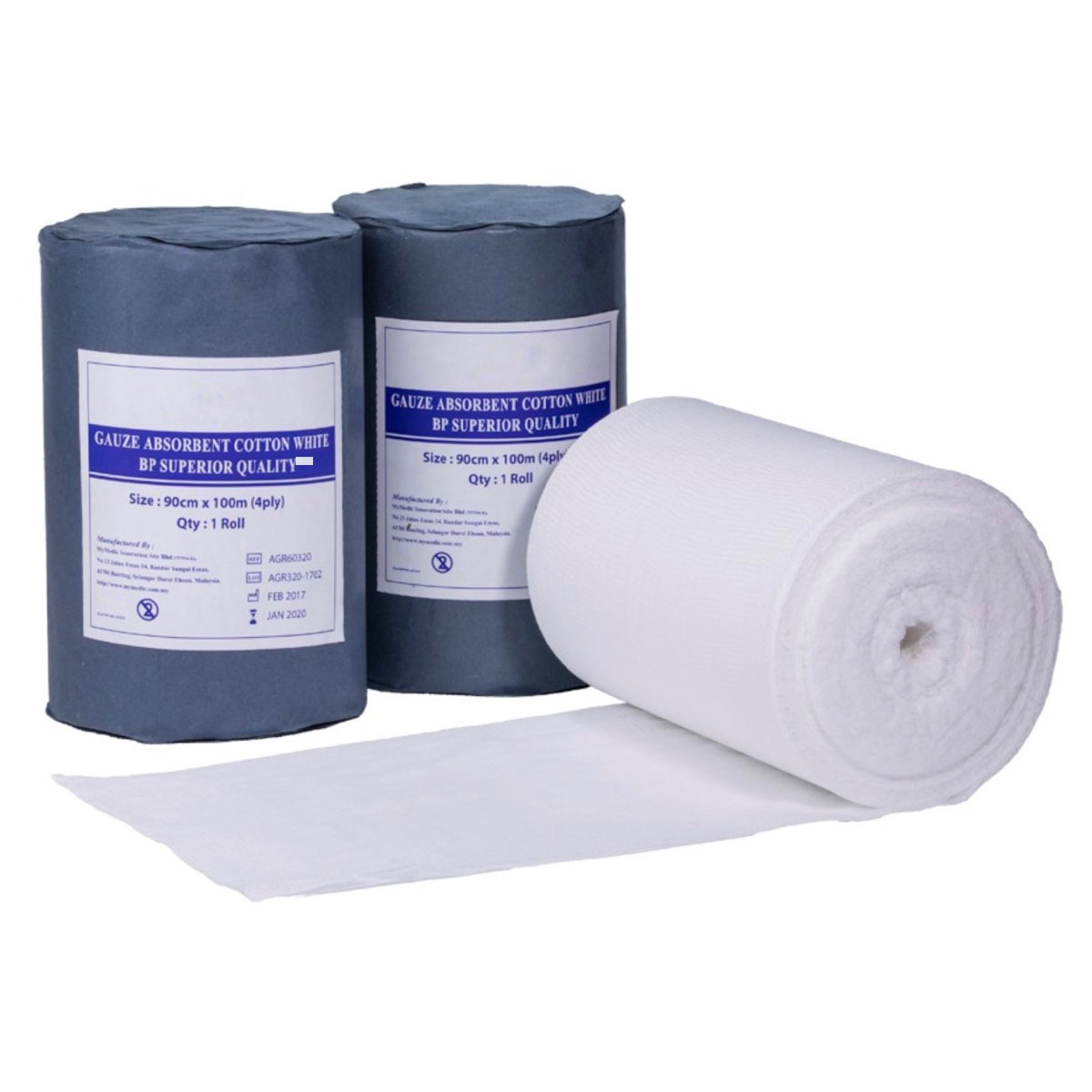 Tifon medical 24 gr/mp latime 90cm x 100m bumbac 100%