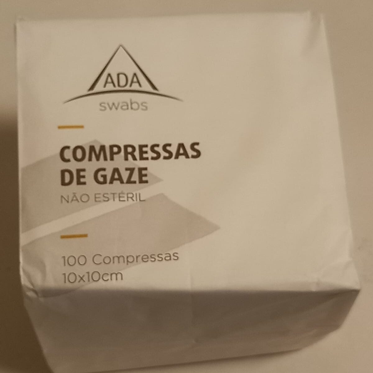 Comprese nesterile 10cm x 10cm (100 comprese cu 8 pliuri in pachet)